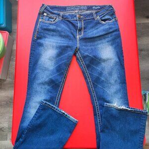 Bootlegger jeans Dreyfus Bootcut blue women's size 34x34